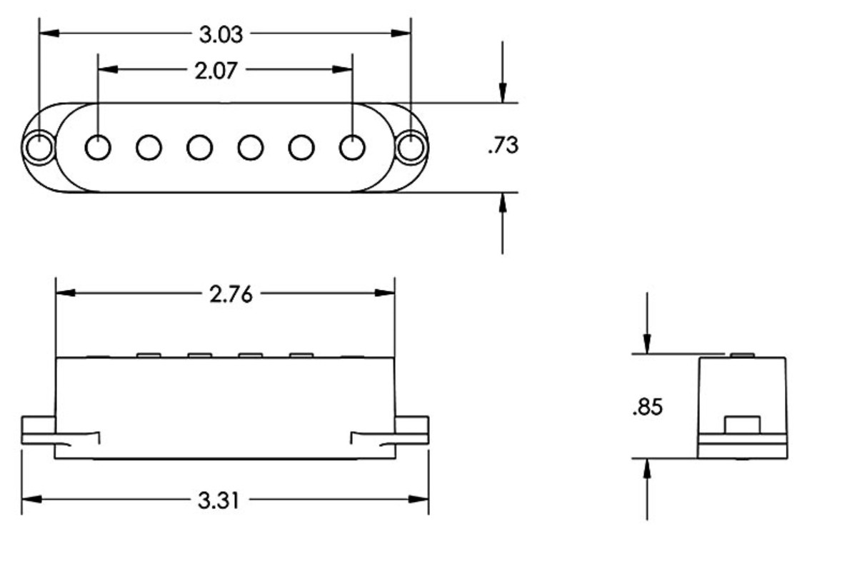 Seymour Duncan 11206-09B LWCS2B LiveWire II Classic Strat Active